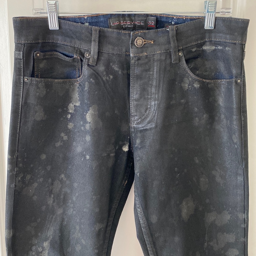 Lip Service Kill City Men’s Black Waxed Junkie size 32